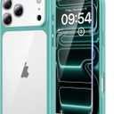 3 x TAURI for iPhone 17 Pro Case, Full Camera Protection with Screen Protector, Anti-Yellowing Military-Grade Protection Shockproof Slim Phone Case for iPhone 17 Pro, Green