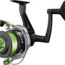 Zebco Stinger Spinning Fishing Reel, Changeable Right- or Left-Hand Retrieve, Quickset Anti-Reverse, Pre-Spooled with Zebco Line (Size 60 Reel)