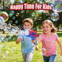 Rechargeable Bubble Gun for Kids, Toys for Boys 3-4, 4-6, Bubble Machine for Kids, Outdoor Toys for Kids Age 4-8, Easter, Summer, Wedding, Party Favors, Halloween, Birthday Gifts
