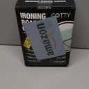 Extra Thick Ironing Board Covers with Pad Standard Size 15x54, Snug Fit Adjustable Drawstring Tightening with Stopper, Heat Reflective Coating, Nose Pocket and Fastener Straps, Green Floral