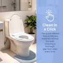 2-in-1 Toilet Seat, V-Shape Soft Close with Toddler Seat
