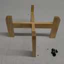 New Wave Enviro Natural Wood Water Dispenser Counter Stand, Natural Wood Finish, Easy Assembly with Included Hardware, 7 inch Height (Single Unit)