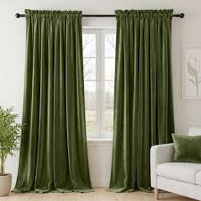 Green Olive Curtain 50x82
