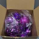 Soulchen 4 Size Purple Christmas Balls Ornaments Set 32 Pcs 1.57", 2.36", 3.15", 4" Shatterproof Hanging Xmas Balls Assorted Electroplate Christmas Decors for Xmas Holiday Party Wedding Home Decor