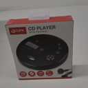GPX PC332B Portable CD Player with Anti-Skip Protection, FM Radio and Stereo Earbuds - Black