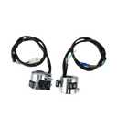Motorbike Handlebar Headlight Switch Control 2pcs Left and Right Waterproof Group Compatible for Motorcycle and Electric Scooter Use