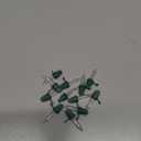 Mudder 50 Pcs Replacement Mini Light Bulbs Christmas Tree 2.5 V Incandescent Glass String Light Bulbs with Base Indoor Outdoor Xmas Decoration, 0.17 Ampere, 0.425 Watt (Clear,Green)