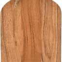 Samhita Acacia Wood Paddle Cutting Boards with handle for Kitchen, Cheese, and Food Serving Tray, Charcuterie Boards (15" x 7" x 0.65")