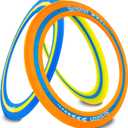 Senston Flying Discs Easily Catch and Throw Sports Disc 11 Inch Soft Flying Discss Colorful Flying Discs 3 Pcs for Pool Backyard Family Fun