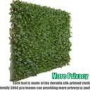 Jollybower Expandable Fence Privacy Screen, Decorative Faux Ivy Fencing Panel, Artificial Hedge Single Sided for Leaf Decoration, Fencing, Backyard, Balcony, Patio, Outdoor, Home Decor