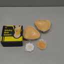 Double Sided Sticky Bra Push Up, Invisible Bra Pad Inserts for Large Breasts, Adhesive Bra for Bikini Swimsuit (Beige, Medium)