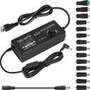 Universal Power Supply Adjustable 3V~12V 12A 144W Variable Switching Power Adapter,3V 4V 5V 6V 7V 8V 9V 10V 11V 12V, Variable DC Power Supply with 14 Tips&Polarity Converter for LED Strip Light Router