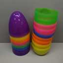 SpringFlower 12 PCS Jumbo Easter Eggs, 10" Large Plastic Easter Eggs for Easter Egg Hunt, Empty Easter Eggs for Filling Treats, Basket Stuffers Fillers, Easter Theme Party Favor