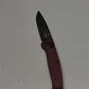 Hogue Mysto 3.4" Clip Point Manual Folder (Metal) Pocket Knife, Black Diamond Richlite Frame, Stone Tumbled Blade Finish - 24457