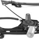A-Premium Front Left Electric Power Window Regulator with Motor Compatible with Chevrolet Cruze 2016 2017 2018 2019 Front Driver Side, 2-Pin Connector