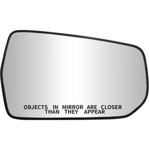 Passenger Side Mirror Replacement for Chevrolet Chevy Malibu 2016 2017 2018 2019 2020 2021 - Right Side Mirror Glass, Rear View Mirrors Glass with Power Heated