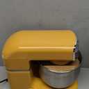 Kitchen in the box Stand Mixer, 3.2Qt Small Electric Food Mixer, 6 Speeds Portable Lightweight Kitchen Mixer for Daily Use with Egg Whisk, Dough Hook, Flat Beater (Yellow)