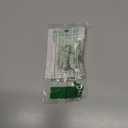 LuReen 14k Gold 6 Teeth Grillz Hip Hop Joker Diamond Top & Bottom Teeth Caps Grillz Set for Teeth Rapper Halloween Costume Cosplay (Silver)