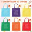Coume 24 Sets End of The Year Gifts Bags for Students Bulk Inspirational Rainbows Party Favor Bag for Primary School Student Sunday School Gift Classroom Prize Kindergarten Preschool (Classic)