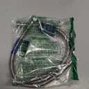 16'' Faucet Hose Connector, 3/8" Comp x 1/2" FIP Braided Stainless Steel Faucet Water Supply Lines for Bathroom Kitchen Sink Faucet 2Pcs