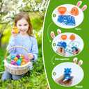 Easter Basket Stuffers Essentials, 12 Pcs Mini Animal Building Blocks with Easter Eggs, Building Blocks for Teens Kids Girls Boys Egg Hunt Prizes, Party Favors and Classroom Gifts (Easter - Animal A)