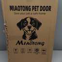 MIAOTONG 3-Flap Dog Door for Wall, Energy-Efficient Insulated Pet Door for Wall, Aluminum Lock Doggy Door for Wall,Steel Frame and Telescoping Tunnel Dog Doors (Pets Up to 220 Lb) -X-Large