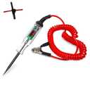 2 x Upgraded Automotive Test Light 3-48V DC Digital LED Circuit Tester, Heavy Duty Light Tester with Voltmeter & Dual Color Polarity Indicate Light, Auto Voltage Tester Electric Light Test Pen
