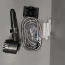 Ion Shower Drops Head Filtered Showerhead With Five Filters,Filtered Shower Head With Handheld,High Pressure Turbo Showerhead,Reusable,Adjustable Settings With Hose ok