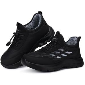 SHIBEVER Winter Snow Boots for Women: Warm Fur Lined Ankle Booties Comfortable Slip on Waterproof Outdoor Short Shoes. size 40