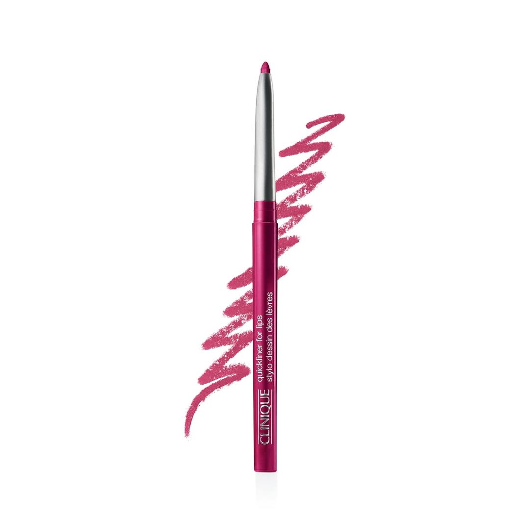 Clinique Long Lasting Quick liner Lip Liner | Non-Drying + No Sharpening | in 19 Shades | Now In Black Honey, Pink & Nude Honey (Crushed Berry)