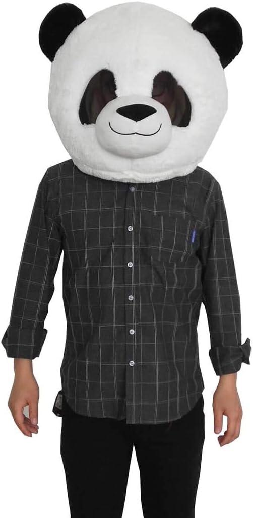 Plush Animal Hats Head Mask Halloween Mascot Costume
