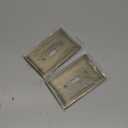 2-Pack Single Toggle Light Switch Cover Plate, Durable Solid Zinc Alloy Decorative Switch Plate Covers, Antique Brass 1 Gang Wall Plate, Corrosion Resistant