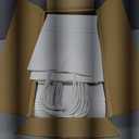 RACETOP 100 Pack Small Gift Bags 5.8x3.2x8.25 Inch White Kraft Paper Bags with Handles Bulk, Retail Shopping Bag for Birthday Party Favors, Grocery, Wedding, Craft