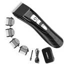 HAUSBELL Cordless Rechargeable Hair Clippers for Men, Women & Kids - Adjustable 4-Position Blade, Beard Trimmer, Professional Home Hair Cutting Kit with Travel Case, Barber Clippers
