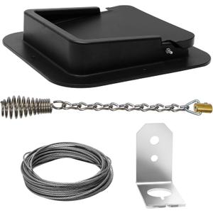 Seal Tight Chimney Damper 13 “x13” for Wood-Fueled Masonry fireplaces, The Seal Tight Damper Made of Stainless Steel, Double Seal Design, Energy efficient, Rust, rain and Snow Resistant