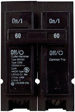Eaton BR260 2" 60 Amp Double Pole Interchangeable Circuit Breaker3