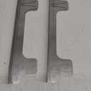 Stove Gap Filler, Stove Gap Covers Stainless Steel, Adjustable 13.8-27.5 In(2 Pack), Heat Resistant, Gas Stove Side Gap Protector, Silver