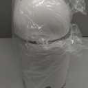 ELPHECO Bathroom Can, 2.5 Gallon Motion Sensor Waterproof Bin with Butterfly lid, Bathroom Decor Waste Basket Garbage Bin for Bedroom Kitchen and Office use, White with Grey Button