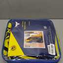 Club America Silk Touch Sherpa Lined Throw Blanket 50x60"