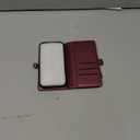 Defencase for iPhone 17 Pro Magnetic Wallet Case Compatible with Magsafe with RFID Blocking Zipper & Card Holder for Women Men PU Leather Strap Detachable Case for iPhone 17 Pro (6.3 inch), Wine Red