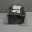 AREYZIN Plastic Storage Baskets Set of 6 Sturdy Pantry Organizers and Storage Bins Storage Container for Shelves, Countertops, Desktops, Cabinets, Bedrooms Black