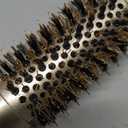 AIMIKE Round Brush for Blow Out, Small Round Hair Brush Nano Thermal Ceramic & Ionic Tech, for Blow Drying & Styling, Curling and Shine - 2.4 inch Barrel w/Boar Bristles