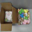 38 Pack Mini Stuffed Animals, Small Stuffed Animals Bulk, Plush Bulk Keychain for Kids, Classroom Treasure Box, Claw Machine Toy, Easter Basket Stuffers, Carnival Prizes Gift