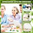 60 Pcs Employee Appreciation Gifts for Coworkers Bulk Inspirational Fruit Acrylic Pocket Hug with Greeting Cards, Positive Office Team Recognition Awards Small Encouragement Gifts for Staff & Teachers