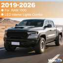 LED Interior Lights for 2019-2026 RAM 1500 | Compatiable with 2019-2026 RAM 1500 Interior Lights Kit Package Super Bright 6000K White LED for 5th Ram 1500 accessories