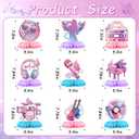 9Pcs Music Themed Party Decorations Girls Birthday Decorations Honeycomb Centre Decorations Pop Singer Themed Table Decorations Fan Celebration Party Supplies