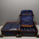 Coolife Luggage Set Suitcase Carry On Luggage PC Hardshell Luggage TSA Lock Spinner Wheels Telescopic Handle (3 piece set (BP/TB/20), Navy)