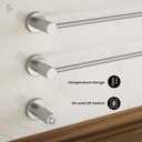 Swiss Madison Claire 3-Bar Electric Towel Warmer Heated Towel Racks for Bathroom in Chrome