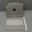 KBCASE Keyboard Case for iPad Air 13-inch M4/M3/M2 (2026/2025/2024)/for iPad Pro 12.9-inch 6th/5th/4th/3rd Gen, 360Rotatable Case with Touchpad & Pencil Holder for iPad Air 13/Pro 12.9 (Slate Grey)