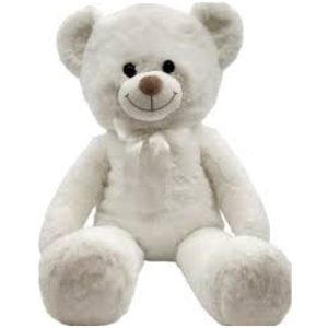 HH Jumbo Bear Plush White 36 inch